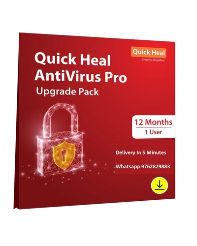 Renew/Upgrade Quick Heal Pro 2021 (1 Year) [1 User, 1 PC]-qhpro1yrrenew