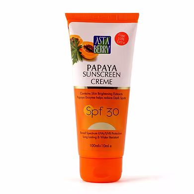 Papaya Sunscreen Creme (SPF 30)-MM120