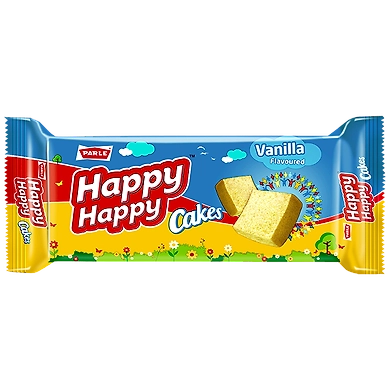 Parle Happy Happy Cake Vanilla-PR-4-120g