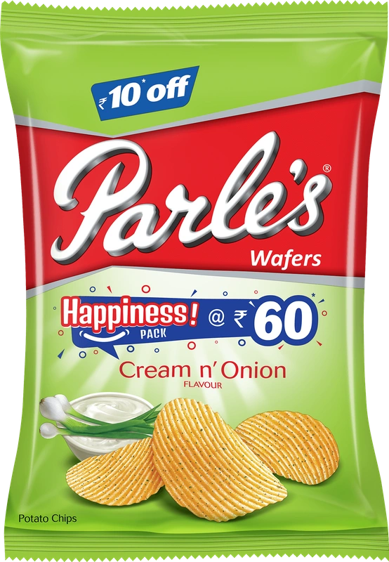 Parle's Wafers Cream n' Onion Happiness Pack-PR-48-160g