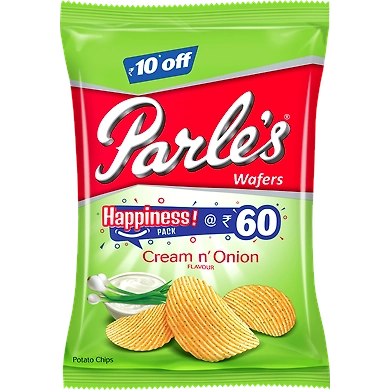 Parle's Wafers Cream n' Onion Happiness Pack-PR-48-160g
