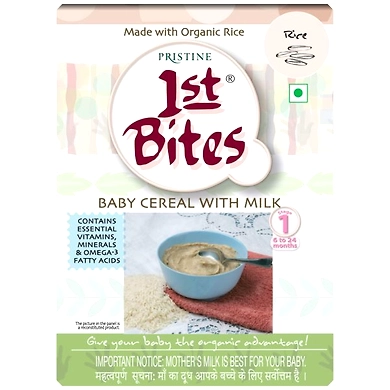 Bay Cereal with Milk - Organic Rice-P2-3-400Grm