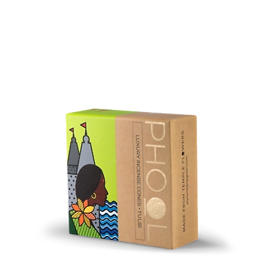 Phool Tulsi Incense Cones-P2-39-40Cones