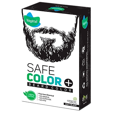 SAFE COLOR- SOFT BLACK FOR BEARD-P3-K7-25Grm