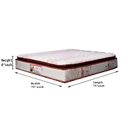 OMEGA GEL MEMORY FOAM POCKET SPRING MATRESS WITH HEIGHT 8 INCH-78*30*8