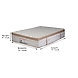 OMEGA BONNEL MATRESSES LATEX PLAZA BONNEL RANGE WITH HEIGHT 6 INCH-78*42*6-1-sm
