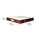 OMEGA POCKETED SPRING MATRESSES OMEGA RANGE WITH HEIGHT 8 INCH-75*72*8-1-sm