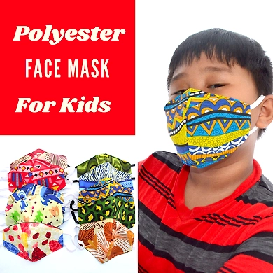 Polyester Face Mask for Kids-#19-1