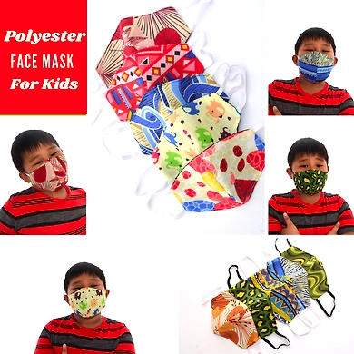 Polyester Face Mask for Kids-#19-2