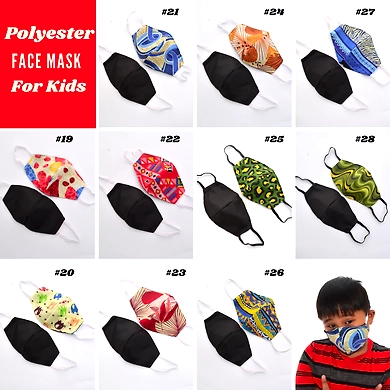 Polyester Face Mask for Kids-FMSK000001-1