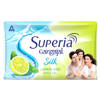 Superia Silk Soap - Lemon And Mint Oil-ITC-Superia-0066