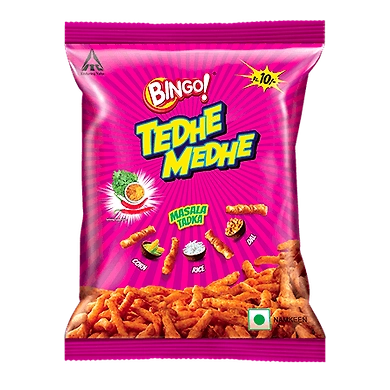 Bingo! Tedhe Medhe Masala Tadka-ITC-TEDMHT-45g