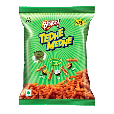 Bingo! Tedhe Medhe Pudina Twist-ITC-TEDMHPT-95g