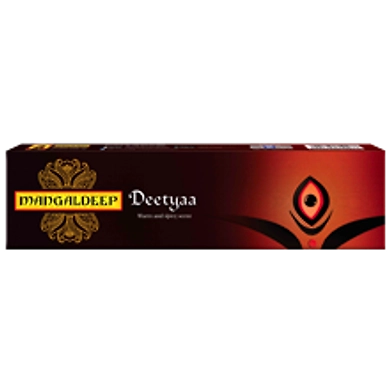 Mangaldeep Puja Agarbattis - Deetya Warm and spice Scent-M-20-STICK14
