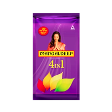 Mangaldeep 4 in 1 Puja Agarbattis-M-27-STICK120