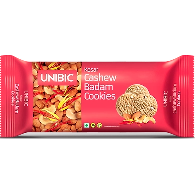 UNIBIC KESAR CASHEW BADAM COOKIES-CELS-1015
