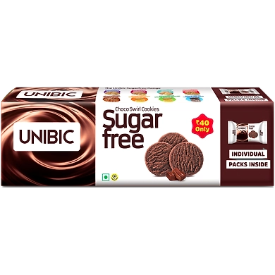 UNIBIC SUGARFREE CHOCO SWIRL COOKIES-CELS-1040