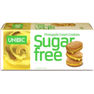 UNIBIC SUGARFREE PINEAPPLE CREAM COOKIES-CELS-1041