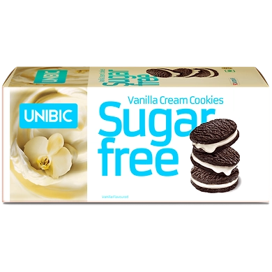 UNIBIC SUGARFREE VANILLA CREAM COOKIES-CELS-1042