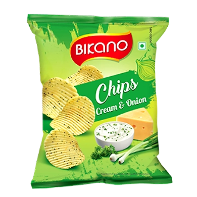 BIKANO CHIPS-YUMMY CREAM &amp; ONION 5 RS-CELS-1149