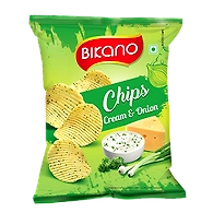 BIKANO CHIPS-YUMMY CREAM & ONION 5 RS
