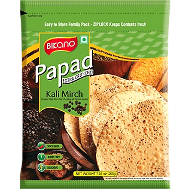 BIKANO KALI MIRCH PAPAD 60 RS-CELS-1243