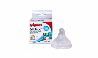 Pigeon Soft Touch Peristaltic Plus Nipple Large