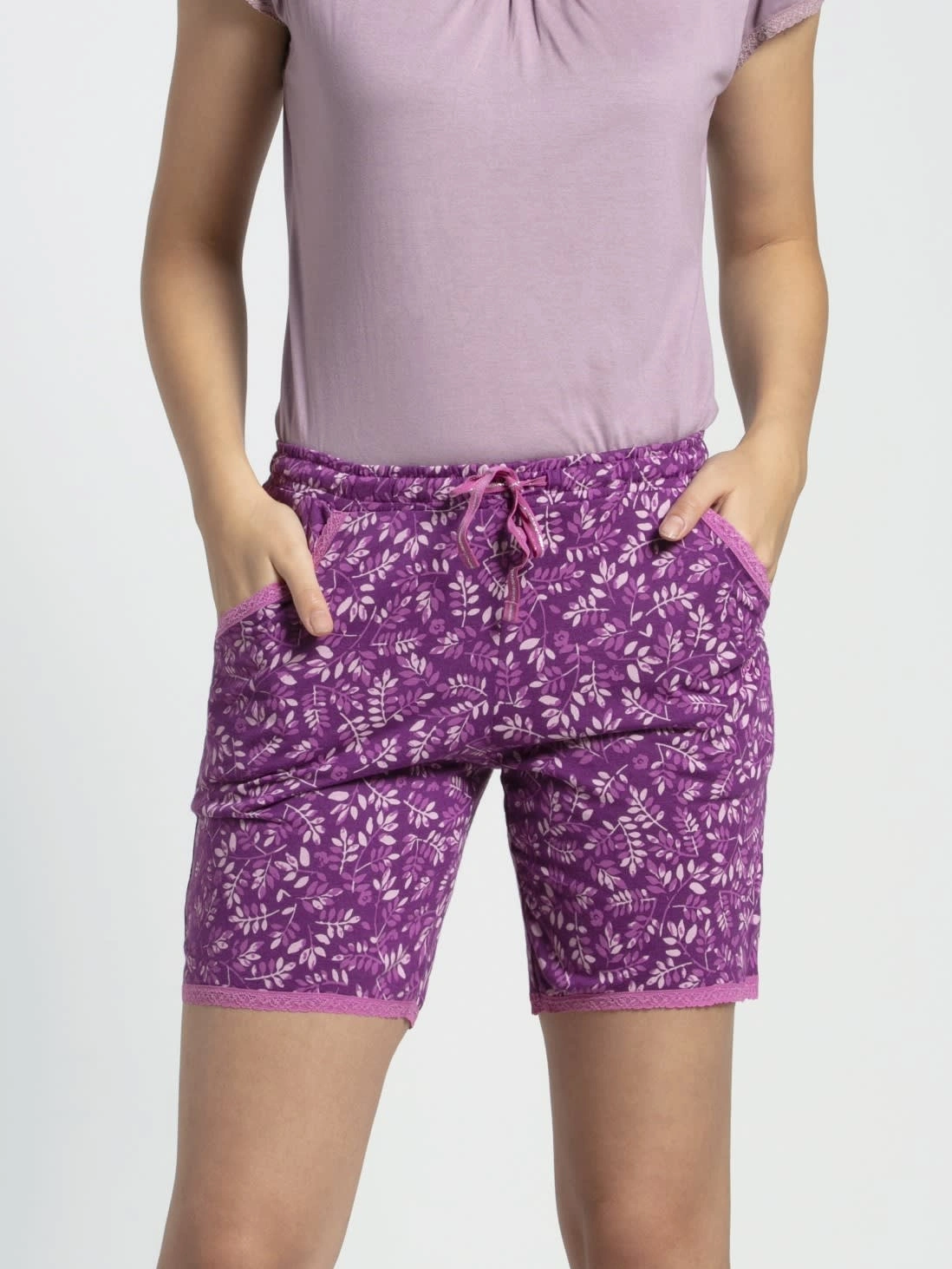 JOCKEY PRINTS KNIT SLEEP SHORTS-13708