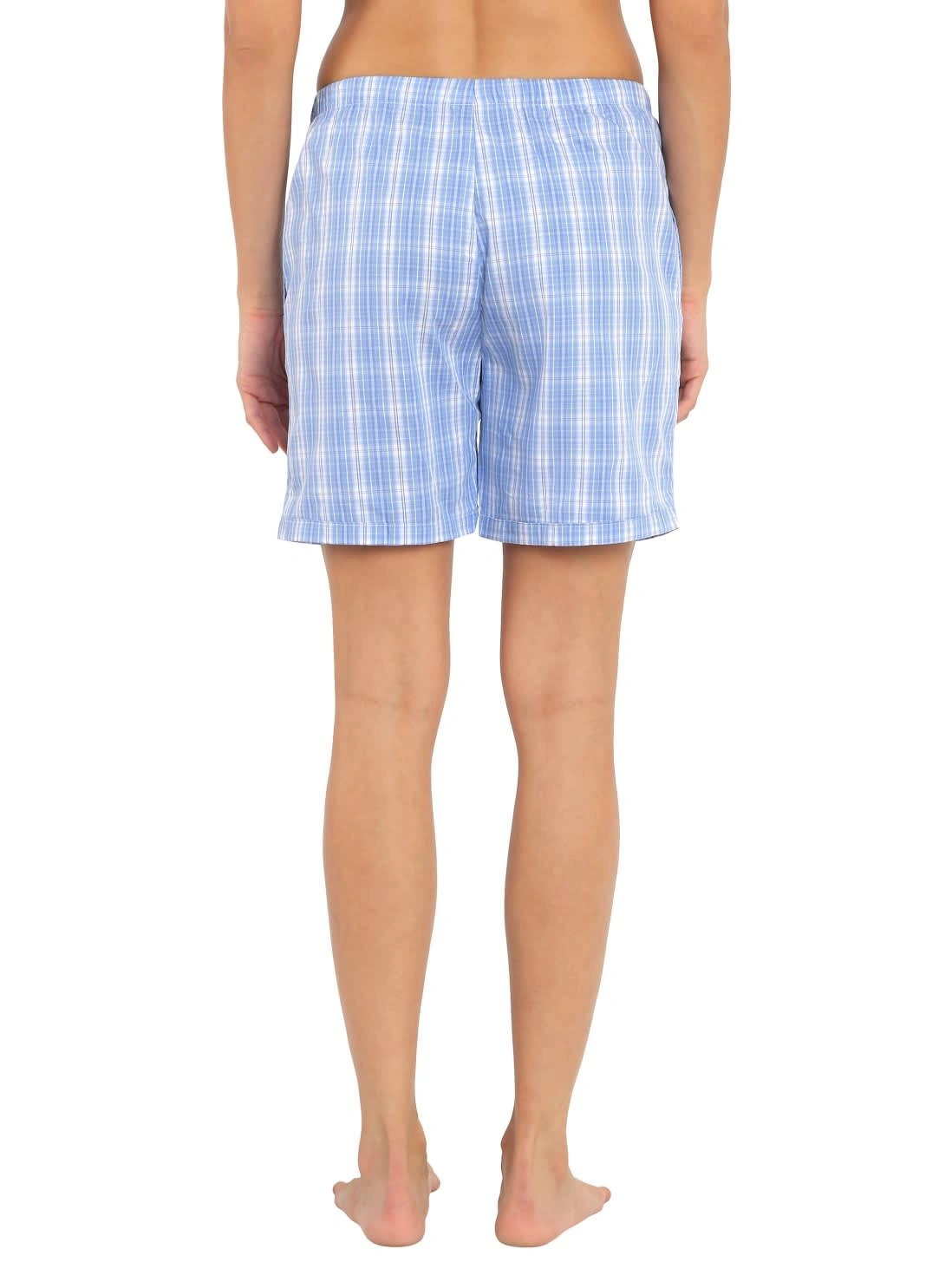 JOCKEY WOVEN KNEE LENGTH SHORTS-IRIS BLUE-MEDIUM-2