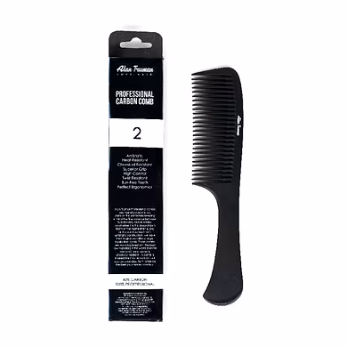 Professional Carbon Rake Comb (CB-02)-SKU-ALAN-1591