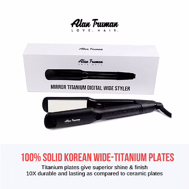 Professional Titanium Wide Straightener-SKU-ALAN-1617