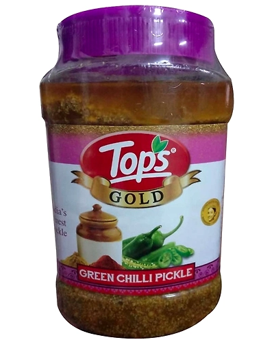 TOPS GREEN CHILLI PICKLE 950g-284182