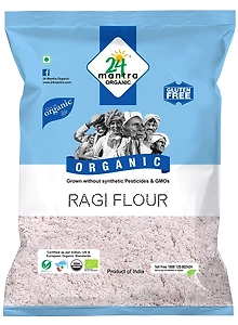 24LM ORG RAGI FLOUR 500 gm