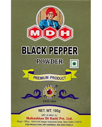 MDH BLACK PEPPER PWD 100 gm-266030