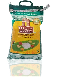 INDIA GATE SONA MASURI RICE 5 kg
