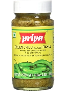 PRIYA PICKLE GREEN CHILLI 300 gm
