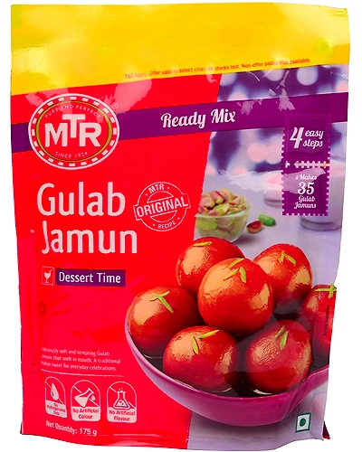 MTR GULAB JAMUN MIX175g 1+1FREE-393066