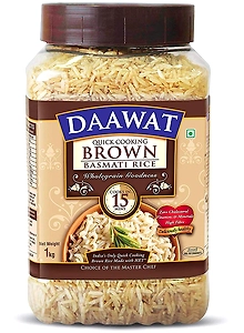 DAAWAT BROWN RICE 1 kg JAR