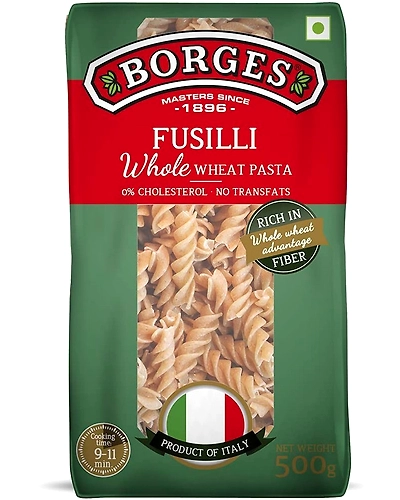BORGES WHOLE WHEAT PENNE 500g-339019