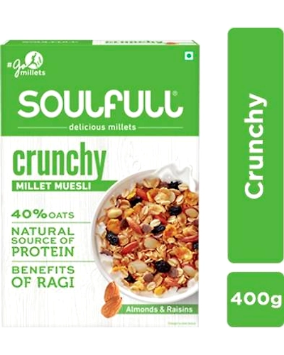 SOULFUL MILET MUESLI-CRUNCHY400G-358854