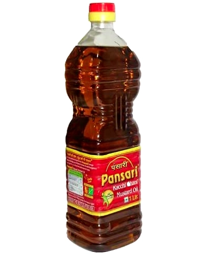 PANSARI Kachi Ghani Mustard Oil 1l PET-352833