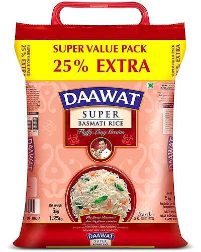 DAAWAT SUPER BASMATI RICE 5 kg-255843