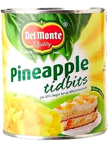 DELMONTE PINEAPPLE TIDBITS 836 gm