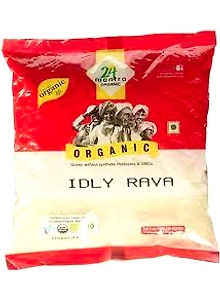 24LM ORG IDLY RAVA 500 gm