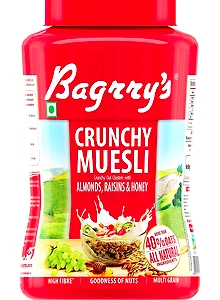 BAGRRYS CRUNCHY MUESLI 1 kg JAR