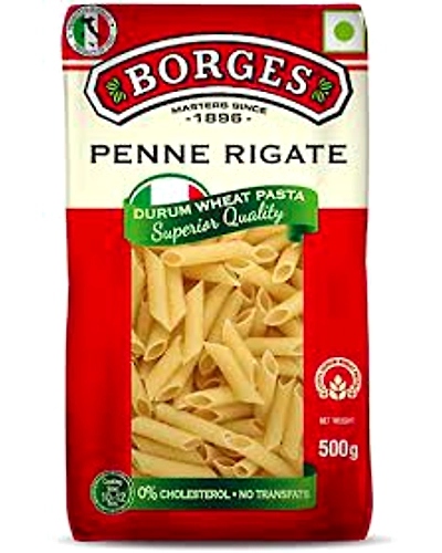 BORGES PENNE RIGATE PASTA 500g-303219