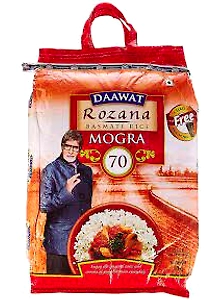 DAAWAT ROZANA MOGRA BAS RICE 10KG