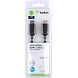 Belkin High Speed HDMI Cable Supports Ethernet, 3D, 4K, 1080p,Gold Plated Audio Return (3.3 Feet,Black)-4-sm