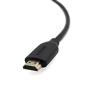 Belkin High Speed HDMI Cable Supports Ethernet, 3D, 4K, 1080p,Gold Plated Audio Return (3.3 Feet,Black)