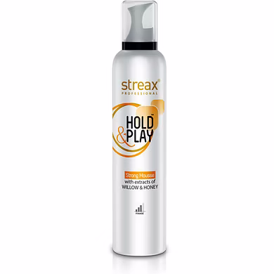 STREAX PROFESSIONAL HOLD &amp; PLAY STRONG MOUSSE-PALS-1239